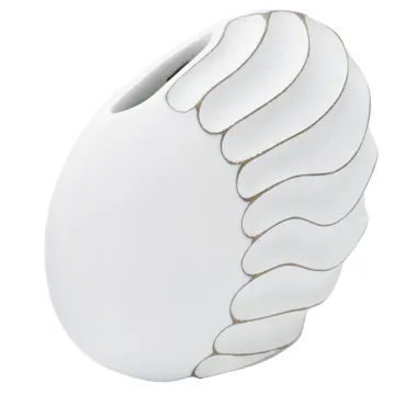 Wazon z żywicy LINES 34x11,5x24,5 cm